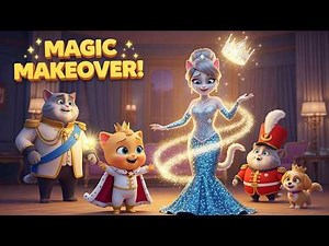 Kitten Finds a Magic Wand ✨ And Turns Mom Cat into a Queen | Heartwarming AI Cats