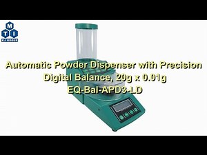 Automatic Powder Dispenser with Precision Digital Balance, 20g x 0.01g - EQ-Bal-APD3-LD