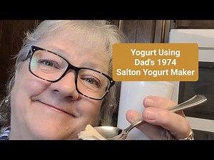 Yogurt Using Dad's 1974 Salton Yougurt Maker