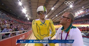 Anna Meares takes Track Cycling Sprint gold