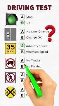 Most Drivers Fail This Traffic Signs Quiz 🚧 | Driving Test Practice #dmvwrittentest