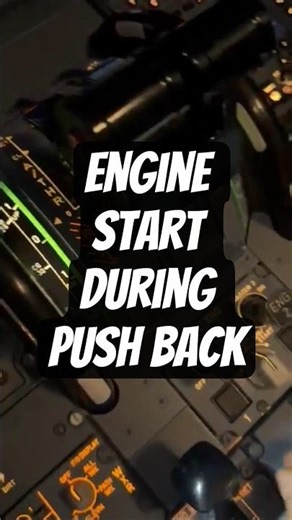 engine start daring push back. #airbus #aviation #airbus320 #enginestartup #enginestart