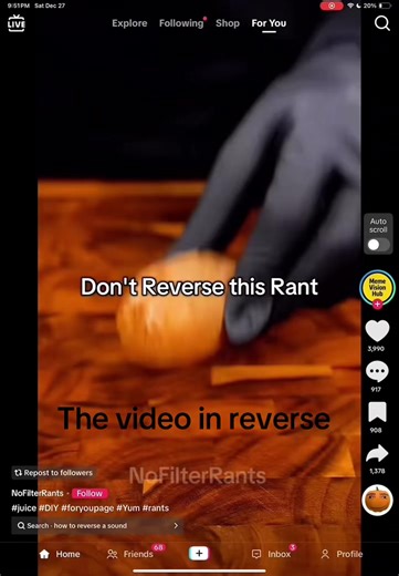 Exploring Video Reversal Effects on Audience Perception