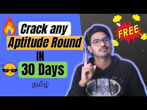 FREE 🔥best website to learn aptitude | Last year questions | Placement preparation Tips Tamil🔥