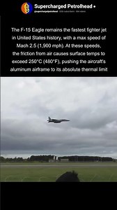 F-15 Eagle low flyby