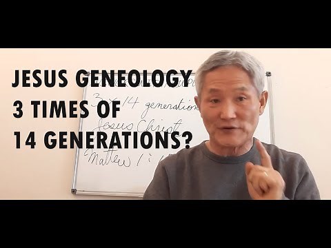 Three-14 generations Abraham to Jesus
