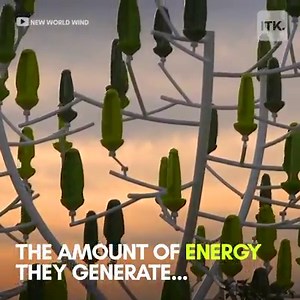 These incredible wind turbines are designed to look like trees💨🌳 | In The Know Conservation