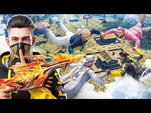 Trying the Best SKYDIVE & Evo GUN Skin in Free Fire
