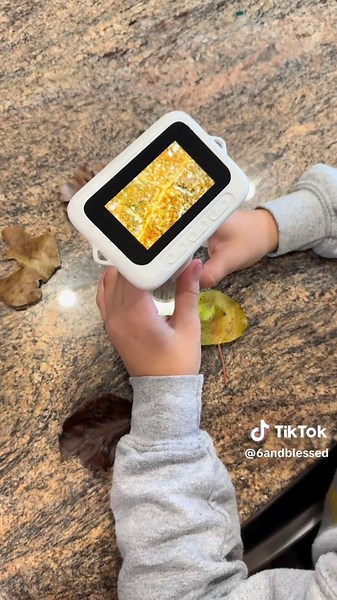 Learning meets fun 🔬✨ This 4K handheld kids microscope makes exploring the world so exciting. It has a bright 3-inch screen, so kids can see every detail clearly without needing a phone or computer. Lightweight, easy to use, and perfect for curious little minds to explore bugs, plants, coins, and more in stunning detail. 🛒 Tap to shop and spark their curiosity! #KidsMicroscope #STEMToys #LearningThroughPlay #EducationalToys #TikTokShop