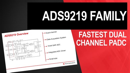 ADS9219 Family of Precision ADCs | Video | TI.com