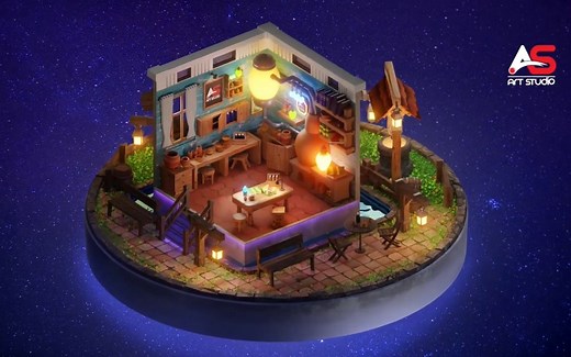 【Blender】Art《Blender 初级到中级完整指南》(中英双字)