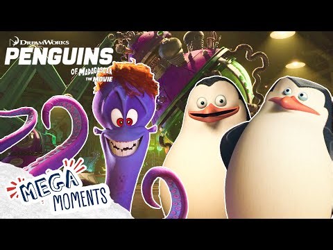 An Octopuses Story! 🐙 | Penguins of Madagascar | Mega Moments