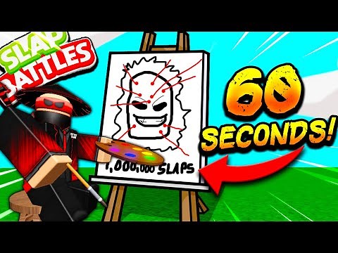 Drawing Slap Battles Badges in 60 SECONDS!🎨 (ft.‪@Iiterarynonsense‬)