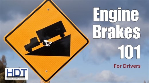 How Truck Drivers Can Effectively Use an Engine Brake