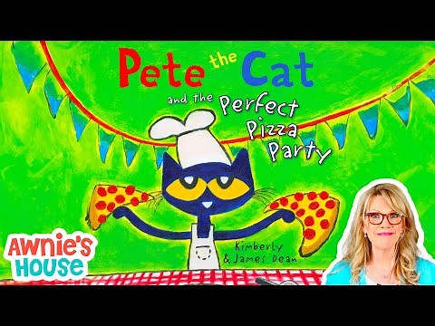 🍕 PETE THE CAT AND THE PERFECT PIZZA PARTY 🎸 A Fun Read-Aloud Story for Kids!