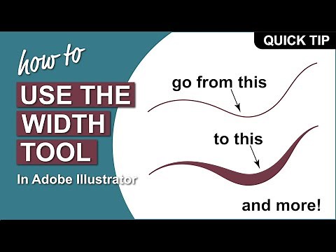 How To Use the Width Tool in Adobe Illustrator