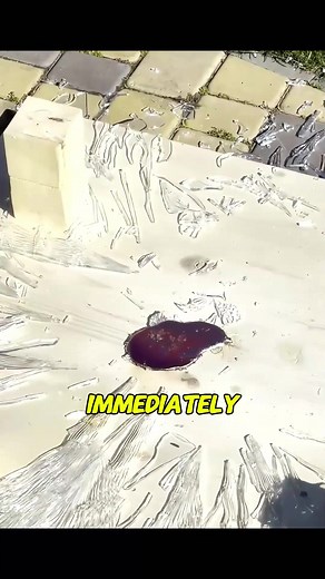 Pouring Lava Onto Glass: Regular, Heat-Resistant & Bulletproof