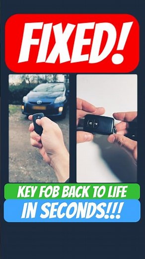 FIXED! Toyota Prius Key Battery Replacement in 17 seconds.