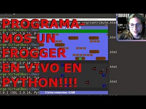 PROGRAMANDO un video juego de FROGGER en PYTHON!!