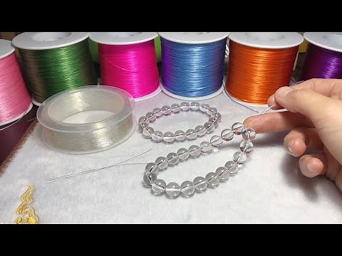 Elastic Cords Sharing | How To Secure a Beaded Bracelet Without Glue? | Bracelet Making Tutorials