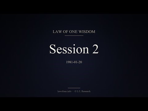 Law of One — Session 2 (1981-01-20)