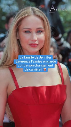 Ayther on Instagram: "Jennifer Lawrence n’a pas écouté sa famille pour son futur ! #jenniferlawrence #breadandroses"