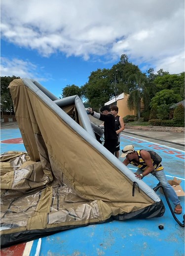 Inflatable House Tent Assembly Guide