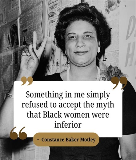 Black JD, Inc. | Constance Baker Motley was a true legal trailblazer. As the first African American woman appointed to the federal judiciary, she helped... | Instagram