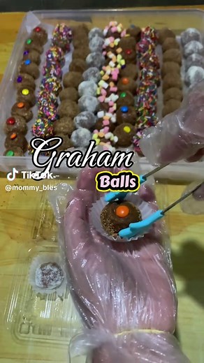 Delicious Graham Balls with Marshmallow Filling