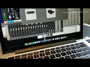 Midas M32 - Track Playback from Ableton through the USB X-Live card.