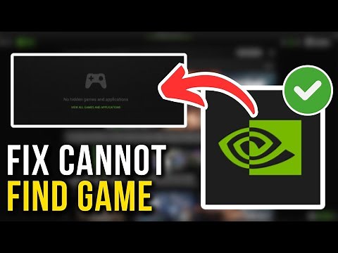 How To Fix GeForce Not Detecting & Finding Games - Full Tutorial