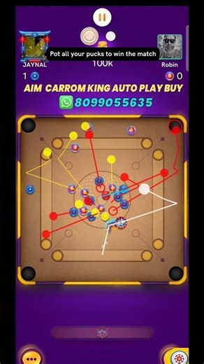 🔥 New Carrom Pool Hack | Aim Carrom King Auto Play 🎯 How To Use Auto Play hack