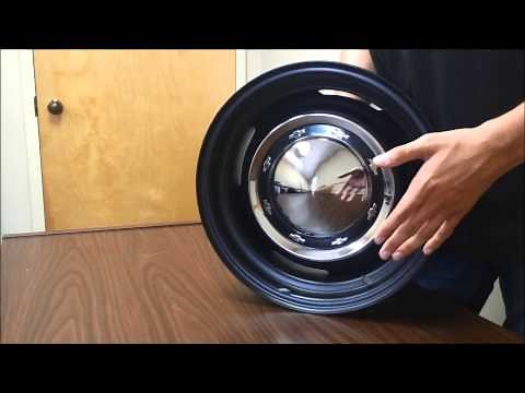 Chevy OE Steel Wheel, With Multiple Hub Cap Options