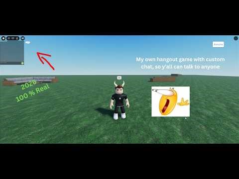 I Made a Roblox Hangout Game with a Custom Chat! #roblox #robloxdev 