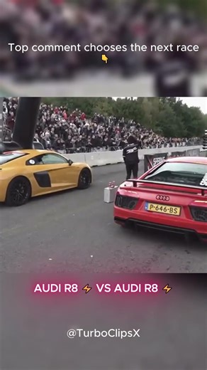BMW vs Audi – Who Takes It? 🔥 #r8 #shorts