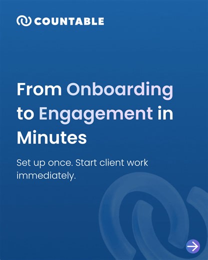 How an engagement starts often shapes how year-end work unfolds. Many teams are now looking for a simpler starting point. Less setup and cleanup, more structure from the beginning, and fewer moving pieces as work progresses. Countable.co is designed to support that kind of start. With Countable, you can start a file instantly, onboard in minutes, and get straight into structured working papers. It’s cloud-based, integrates with your core systems, and gives you one centralized hub for client data