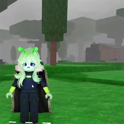 Trading With The Mysterious ALIEN GIRL PELT TRADER Now! #99NightsInTheForest #AlienGirl #PeltTrader #NPC #Unique