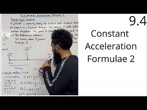 Edexcel AS Level Maths: 9.4 Constant Acceleration Formulae 2