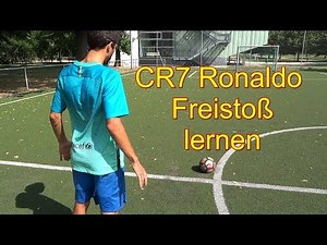 How to make Cristiano Ronaldo CR7 free kick tutorial /How to make knuckle ball, flutter ball, wob...