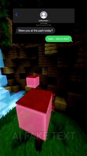 She Got a Creepy Text From a Stranger But Then This Happened | AI FAKE TEXT #shorts #ytshorts