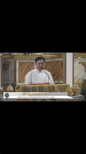 The Solemn Proclamation of the Dates of Easter and Movable Feasts for the year 2026 sang by our seminarian, Bro. David Lara during the Solemnity of the Epiphany of the Lord Mass yesterday. #MBASPSA438 #Epiphany2026 | Minor Basilica of St. Anne - Taguig City