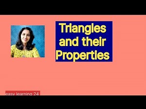 Maths. Triangles and different types of triangles. Explained in easy steps