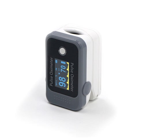 Berry 4G Cellular Fingertip Pulse Oximeter with OLED Display Electricity Powered Spo2/Pulse Rate Monitor for Home Hospital Use