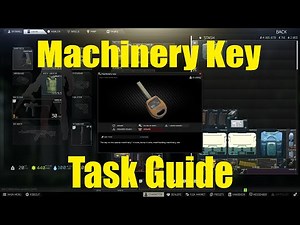 How to get the machinery key Tarkov Prapor Checking task guide