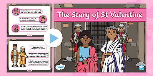 EYFS The Story of Saint Valentine PowerPoint