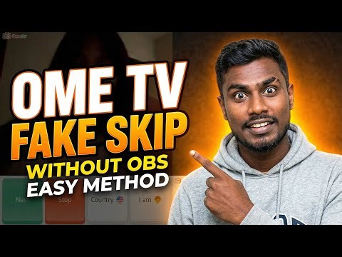 How to Do OmeTV Prank | OmeTV Fake Skip Tutorial | Easy Method Without OBS (2026)