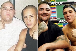 Andy Ruiz Jr looks unrecognisable in throwback snap with pal Oscar Valdez