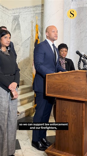 36K views · 701 reactions | Gov. Wes Moore and leaders in the Maryland General Assembly said Thursday they settled on a final framework for closing a roughly $3.3 billion budget deficit that, compared to their original proposals, leans less heavily on personal income tax increases and more on spending cuts and a tax increase that primarily hits technology companies. Read more: https://bit.ly/4iHOuFf : Natalie Jones, The Baltimore Sun | The Baltimore Sun | Facebook