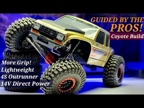 This 1:10 Scale RC Crawler Just Leveled Up! Axial SCX10 III Coyote Upgrades Setup Tour + Crawl Test