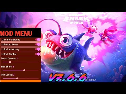 Hungry Shark World MOD Menu 7.6.6 Unlock New Sharks ✅